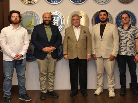 Rektörümüz Prof. Dr. Mehmet Emin Okur'u Ziyaret Ettik